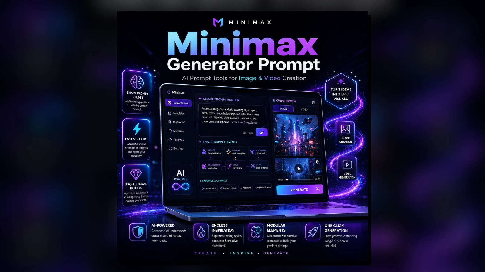 Minimax Generator Tutorial: Short Commercial Prompting